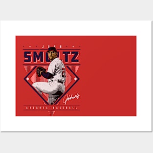 John Smoltz Atlanta Diamond Name Posters and Art